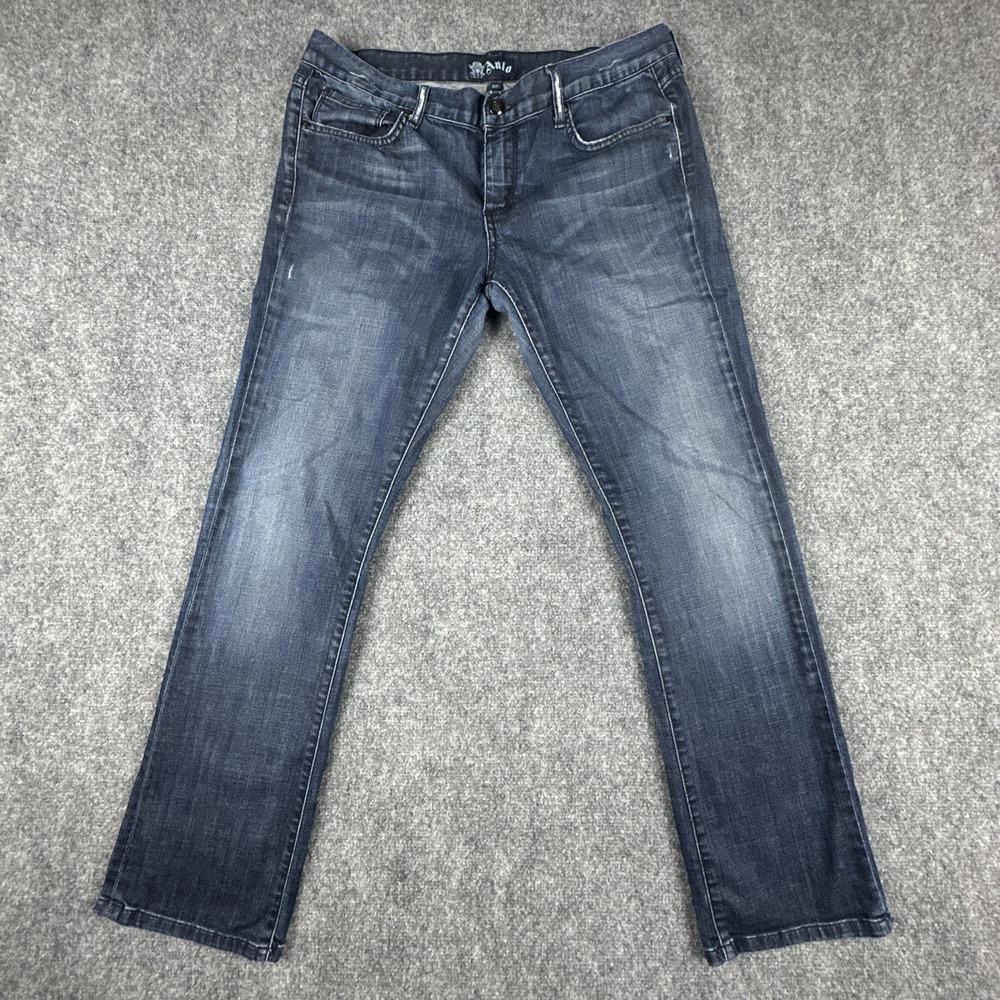 Women Anlo Bootcut Jeans Size 30 - Dark Wash Denim Mid Rise Casual